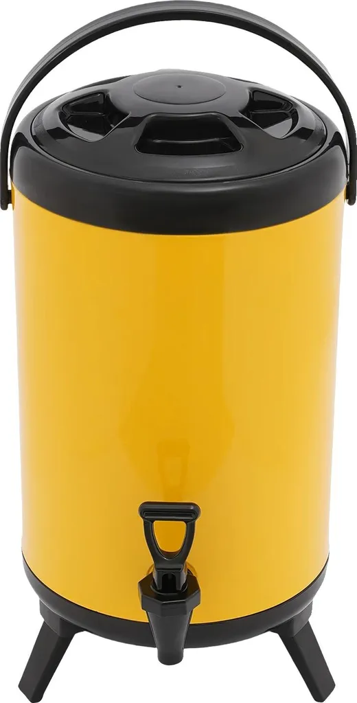 Contenitore Isotermico 10L Acciaio Inox Giallo - Servizio Bevande