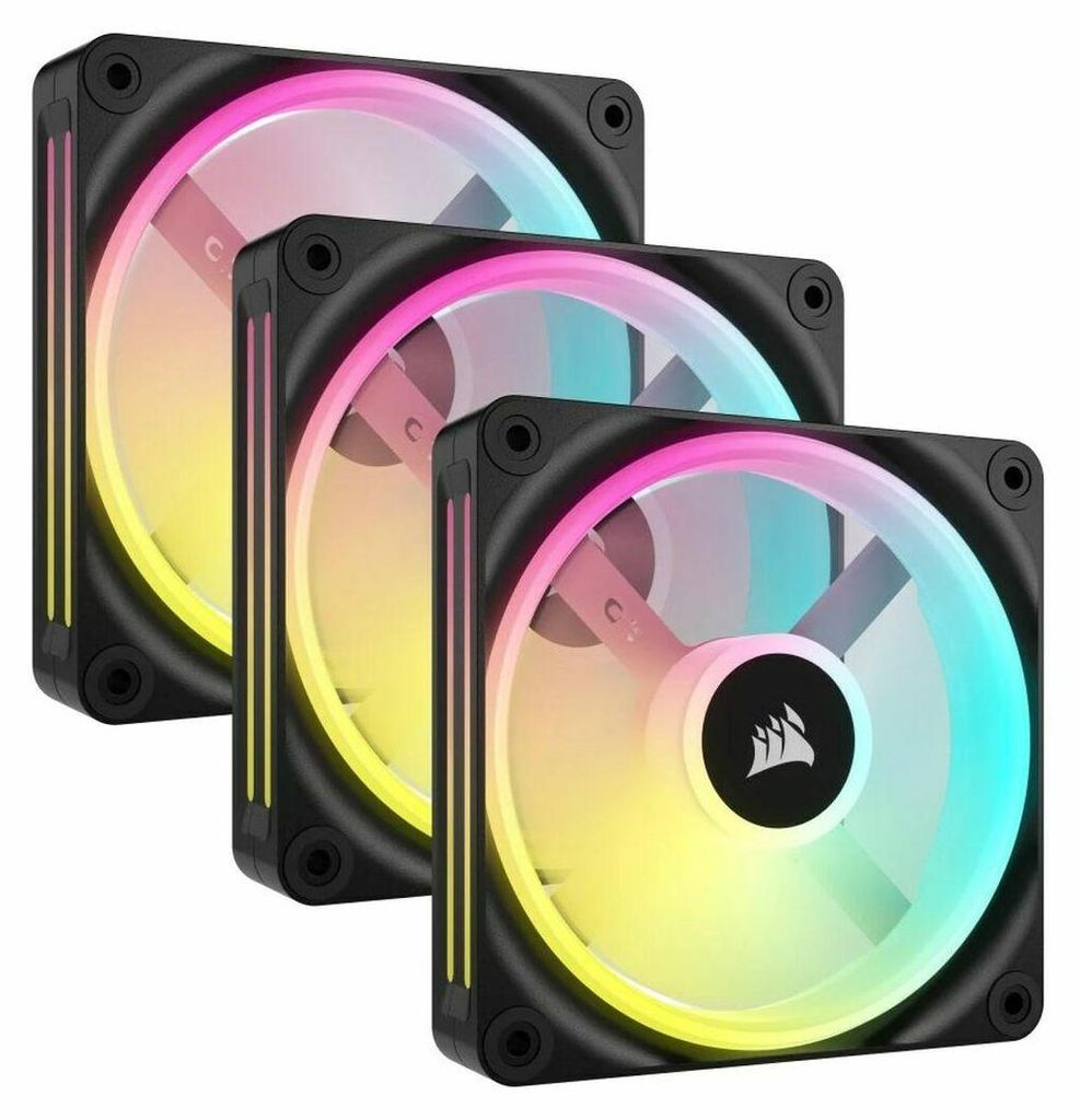 CORSAIR Lüfter 120*120*25 QX120 RGB LED Fan Triple Zdjęcie produktu 