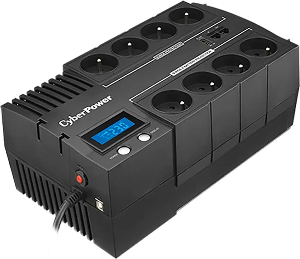 CyberPower BR700ELCD-FR Onduleur Anti-Coupure 8 Prises Protection PC