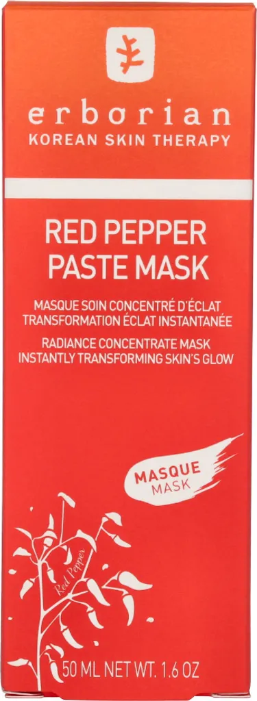 Erborian Red Pepper Paste Mask 50 ml - Masque Éclat à la Pulpe Rouge