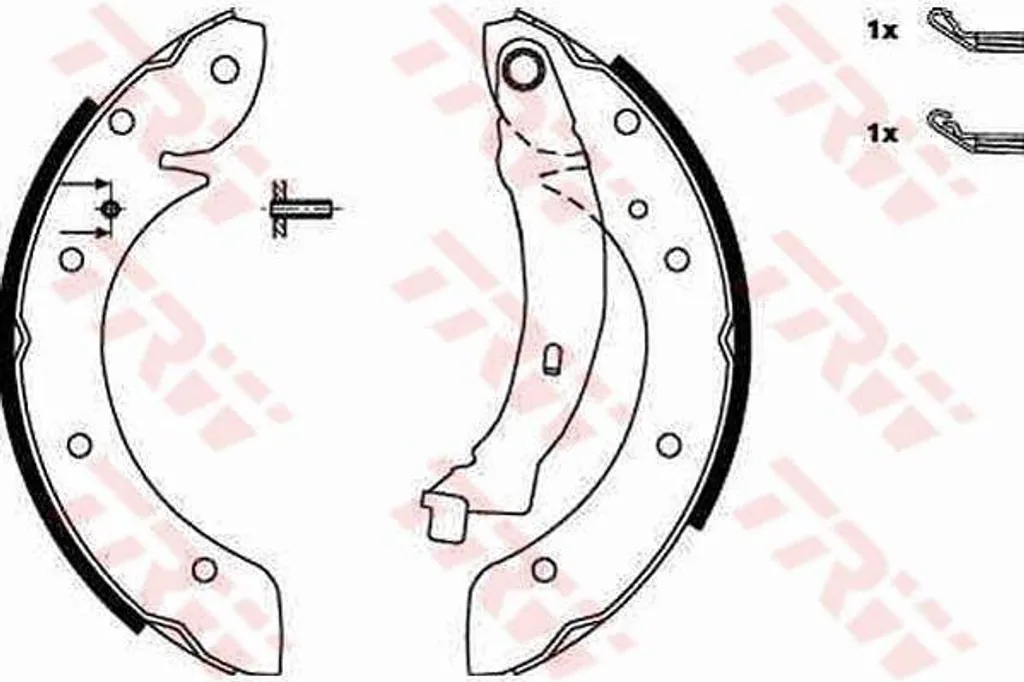 Mâchoires de frein TRW GS8620 haute performance OE 6025370305 Scenic