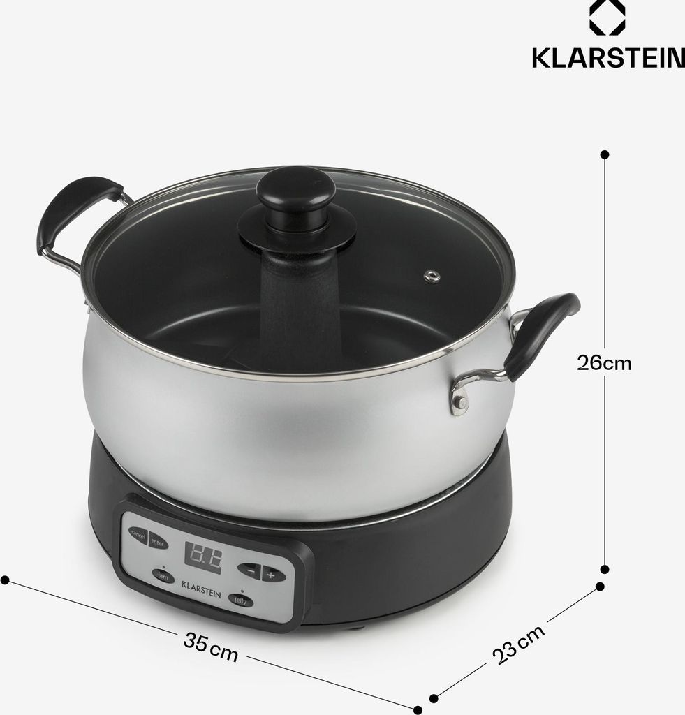 Klarstein Jam Session, výrobník džemu a želé, 1000 W, 3l, 2 Obrázok produktu 