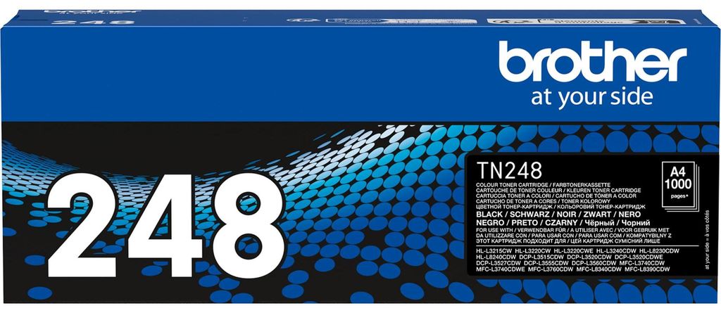 Brother TN-248BK Tonerkartusche 1 Stück(e) Original Schwarz Produktbild 