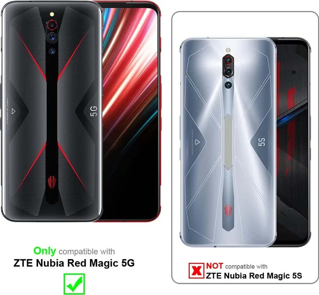 Custodia Protettiva con Cordino ZTE Nubia Red Magic 5G Cadorabo - 2