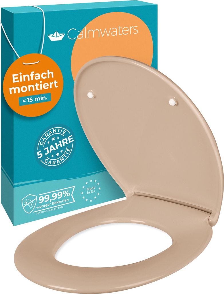 Calmwaters® Premium WC Sitz einfache Montage, Produktbild 