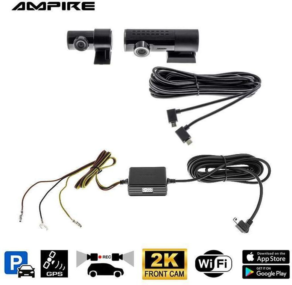 AMPIRE DC2-PRO Duální palubní kamera Obrázek produktu 12