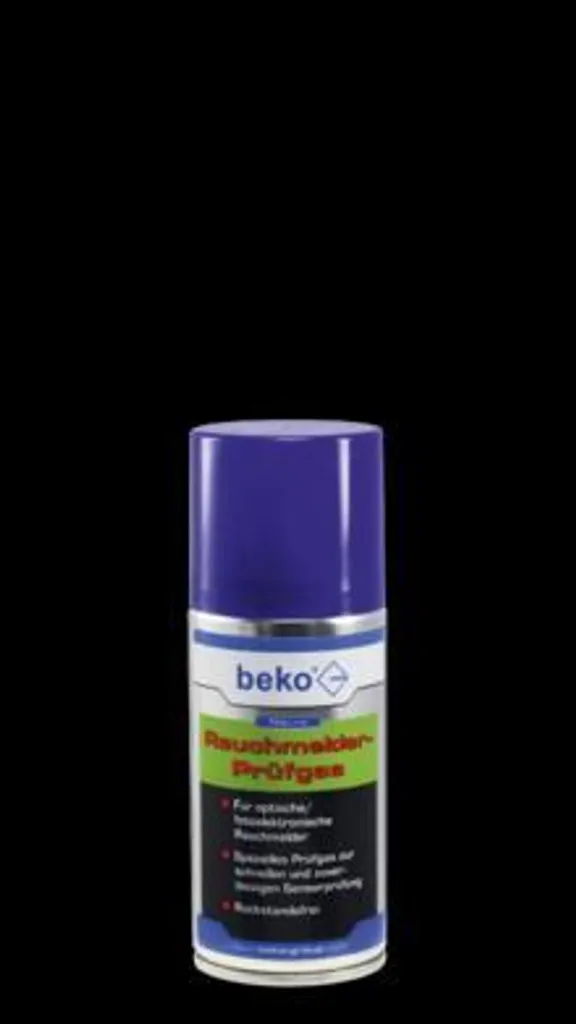 Gaz de test Beko TecLine 150 ml pour détecteur de fumée - Sans résidus