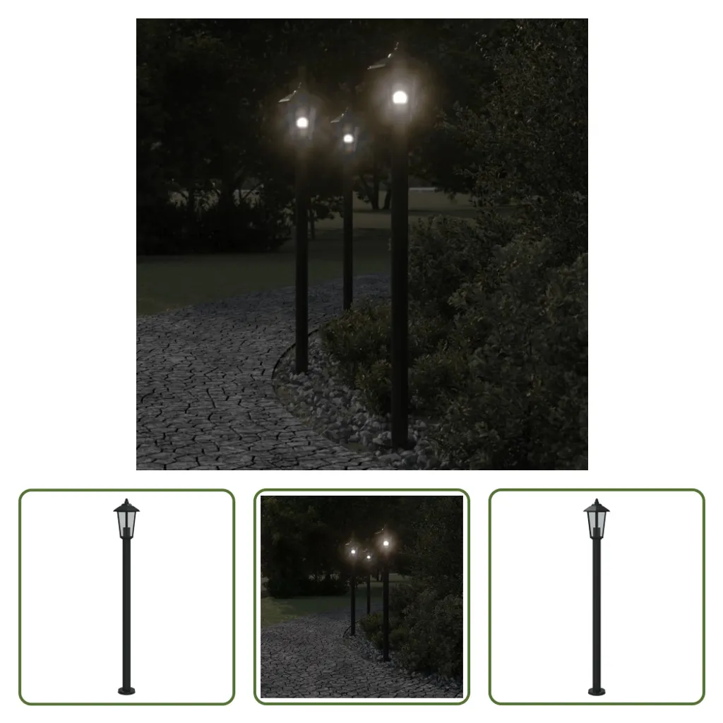 Binario Acciaio Inox Nero 120 cm Percorso Luce | Offerta The Living Store