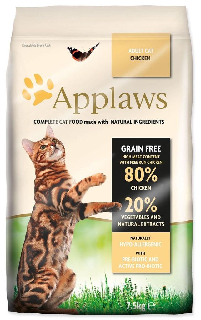 APPLAWS suché krmivo pro kočky s kuřecím masem - Kuře 7,5 Obrázek produktu 