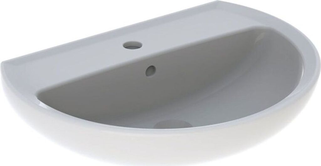 Geberit Keramag Paris Waschtisch 600x455mm weiss Nr.501427001 m.Hl und Überlauf