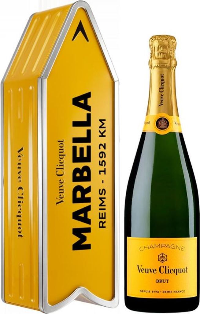 Veuve Clicquot Brut Estuchado Arrow Marbella Champagner Frankreich Champagner 75.00 cl 12.0 %