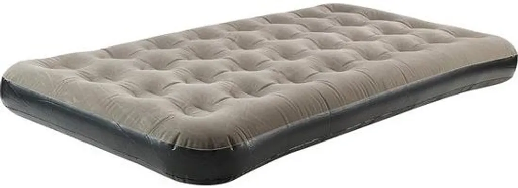 Matelas gonflable 1 personne anthracite - 191x99cm, gonflage rapide