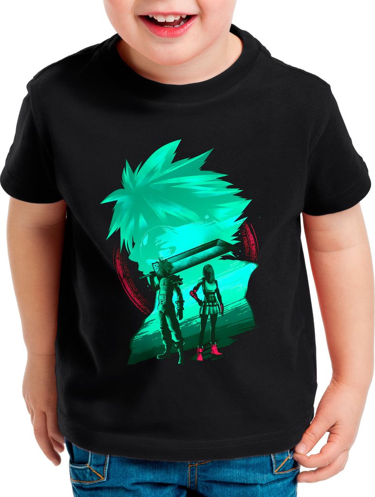 style3 Fantasy Team Kinder T-Shirt anime cloud chocobo sephiroth
