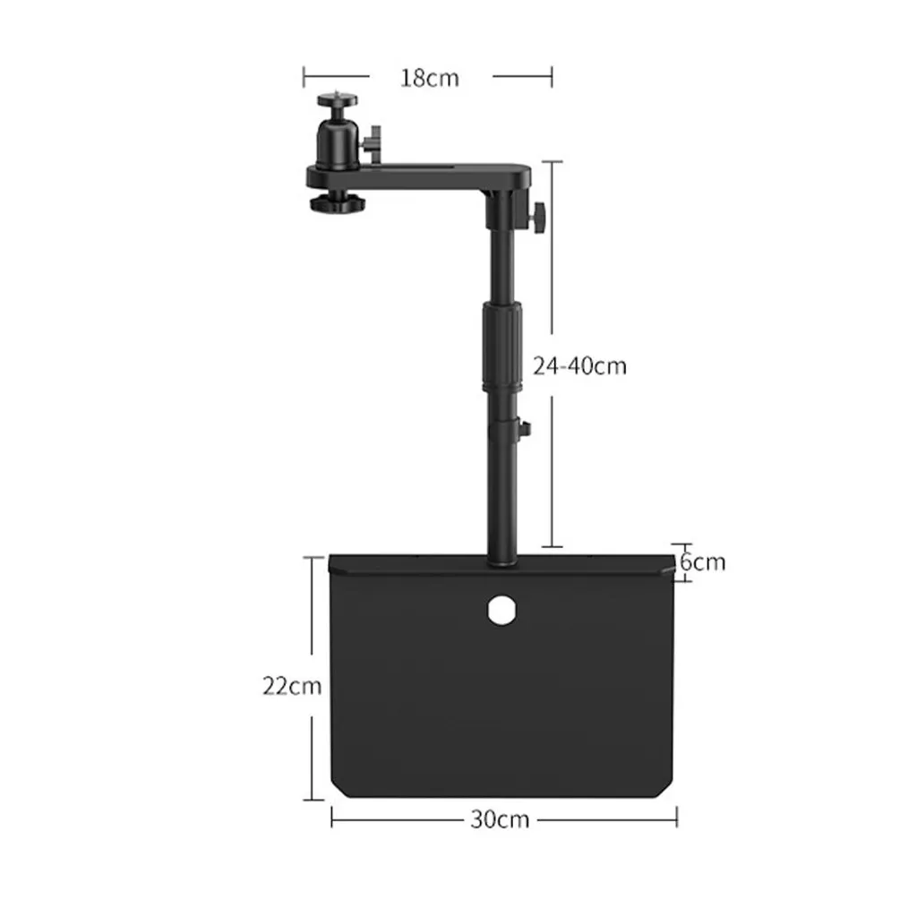 Support Projecteur Stable sans Perçage - Solution Gain de Place Table - 7