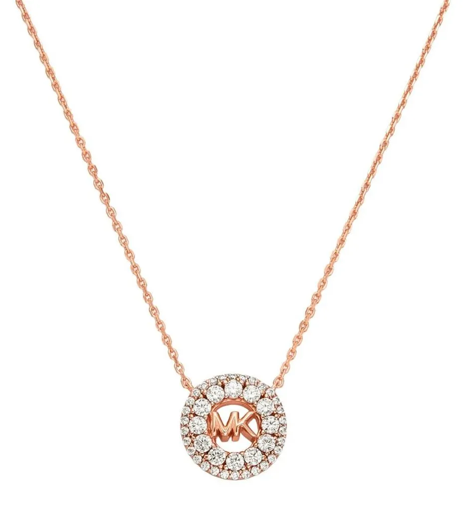 Collier plaqué or avec zircons cubes MKC1826791 - Bijou élégant chic