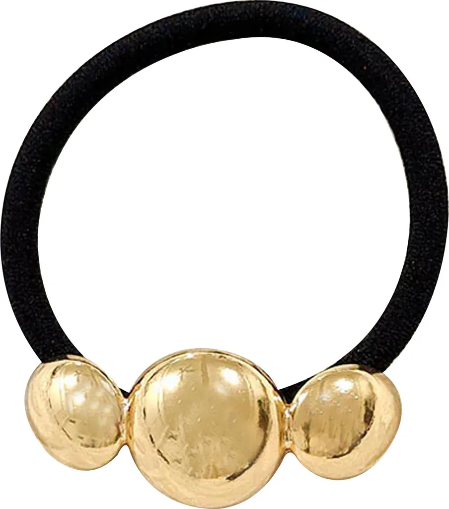 Fascetta Oro Tripla Effetto Texture - Accessorio Capelli Vintage