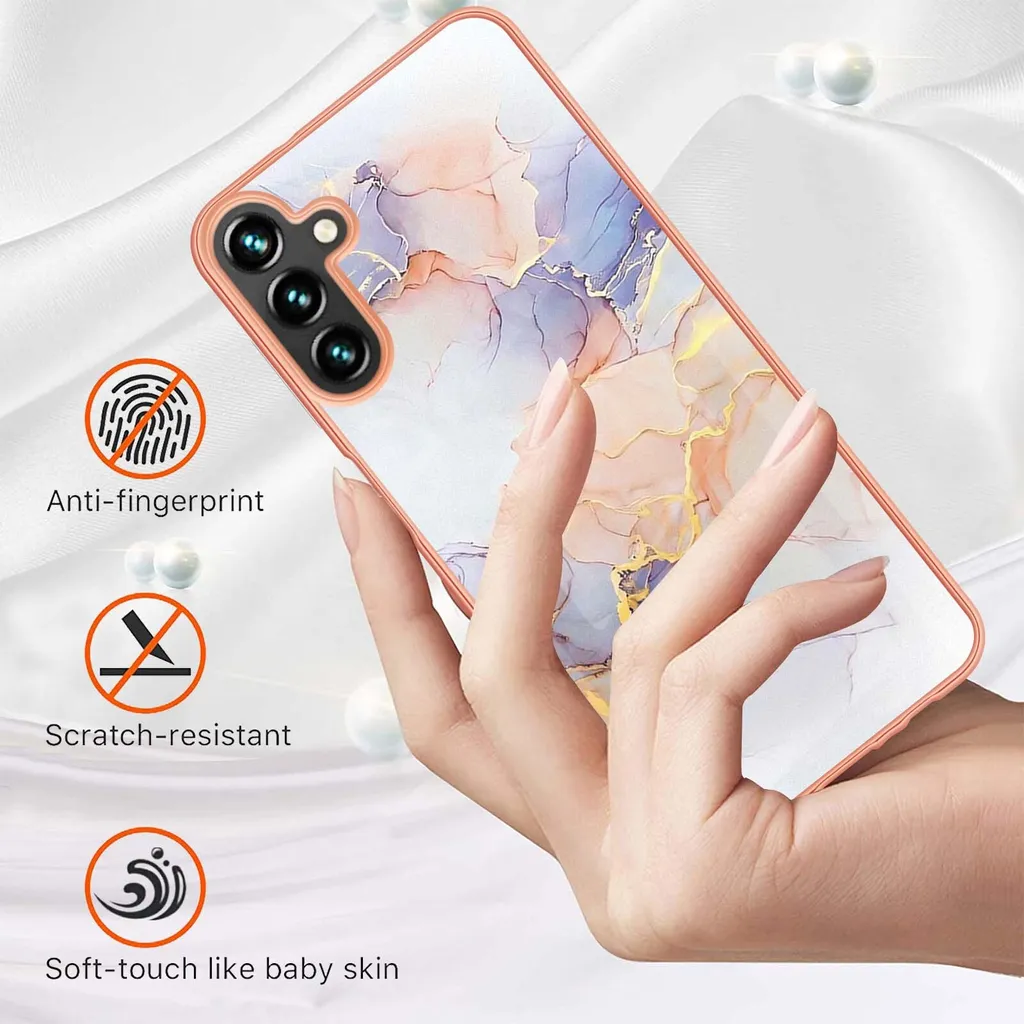 Custodia Samsung A34 Grigio Fantasia Silicone TPU Style & Shockproof - 2