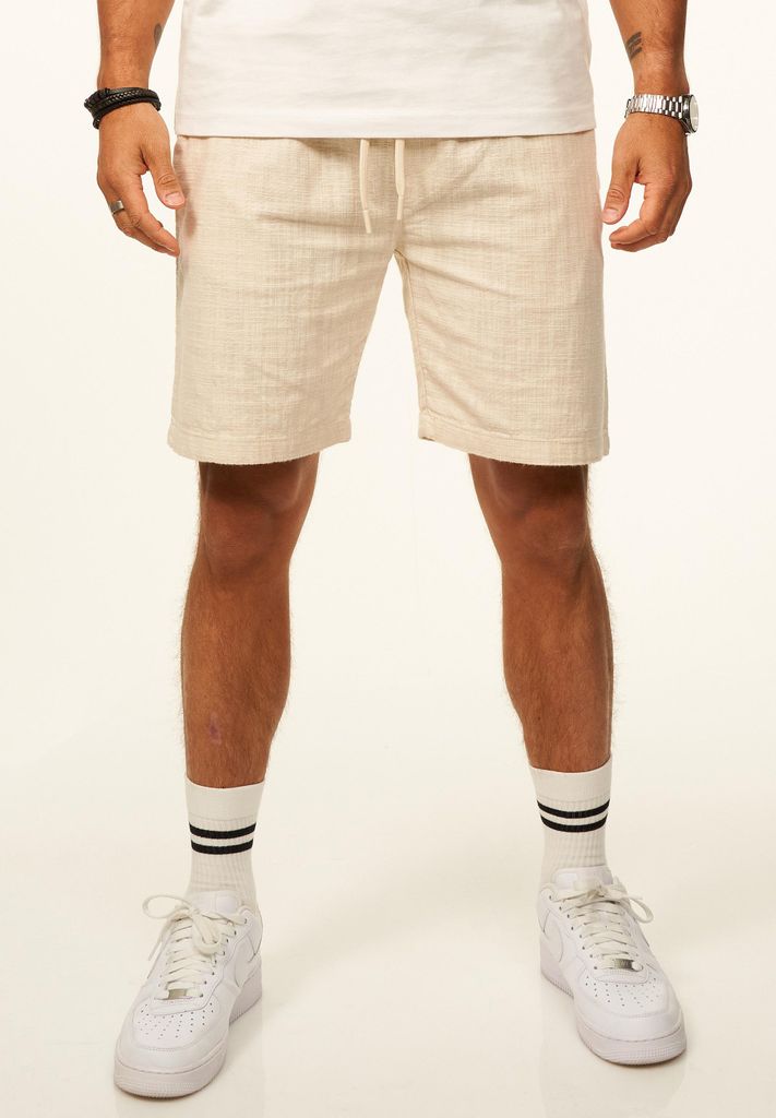 CARISMA Herren Shorts für Herren in Leinen-Optik als Kurze Hose - Sommershorts Bermuda Sweatshorts Chinoshorts - Perfekt als Strandshorts
