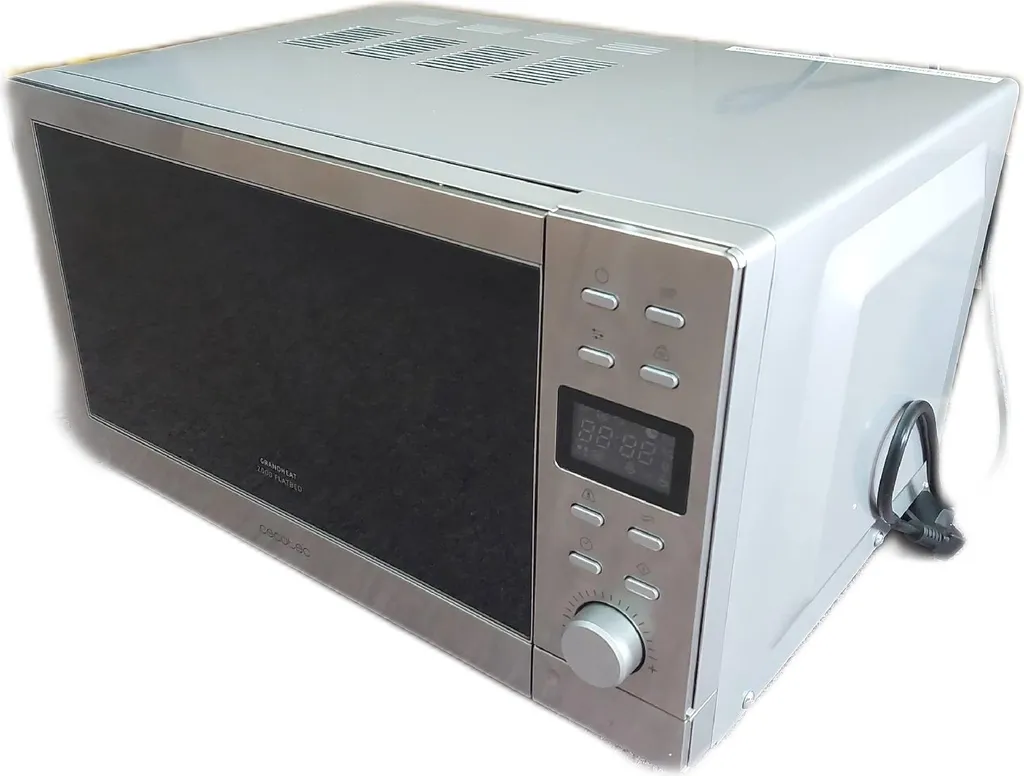 Petit Micro-ondes de 20L Cecotec GrandHeat 2000 Gris avec Base Plate - 10