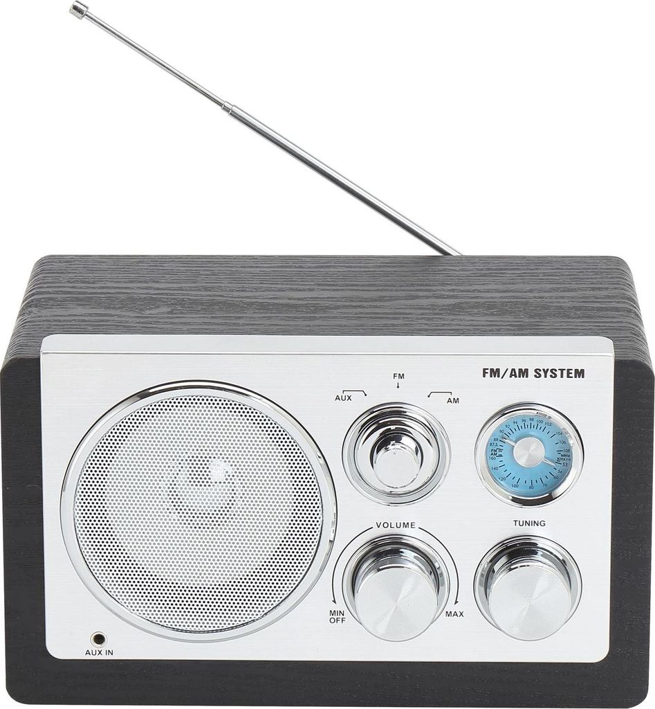 Denver TR-63B, Przenośny, Analogowy, AM, FM, 1,5 W, Czarny, Zdjęcie produktu 