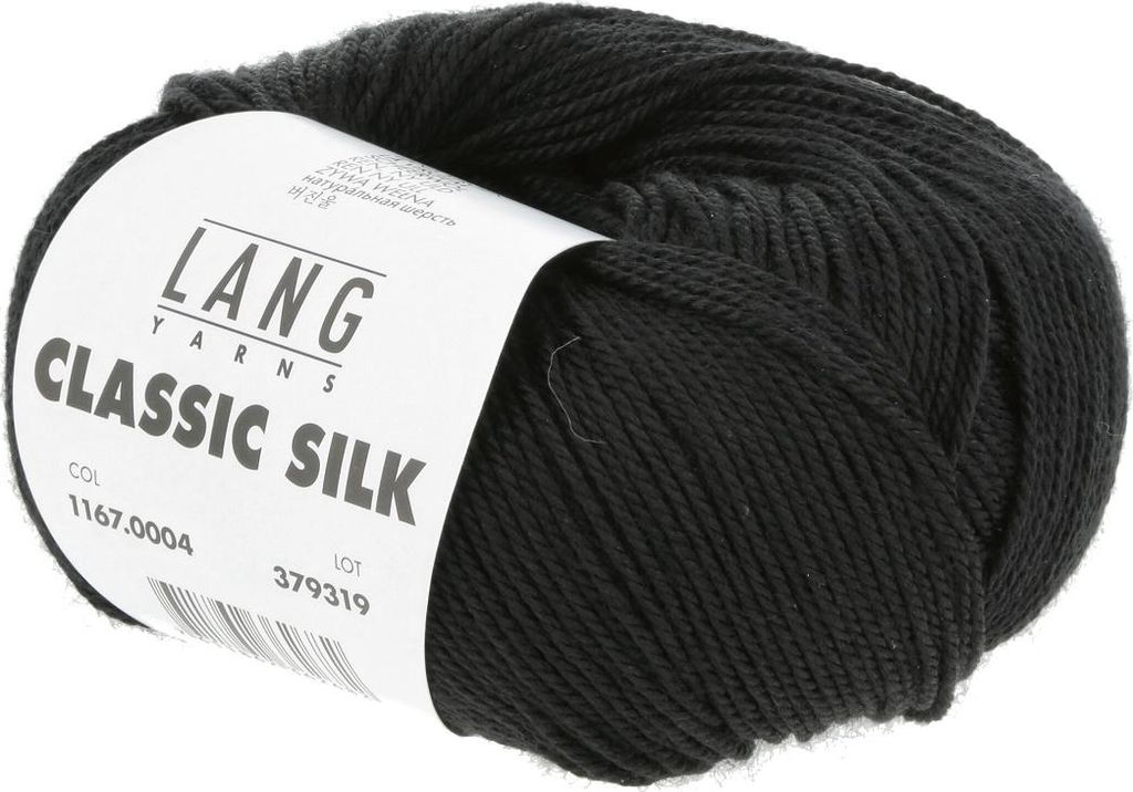 Lang Yarns - Classic Silk 0004 schwarz