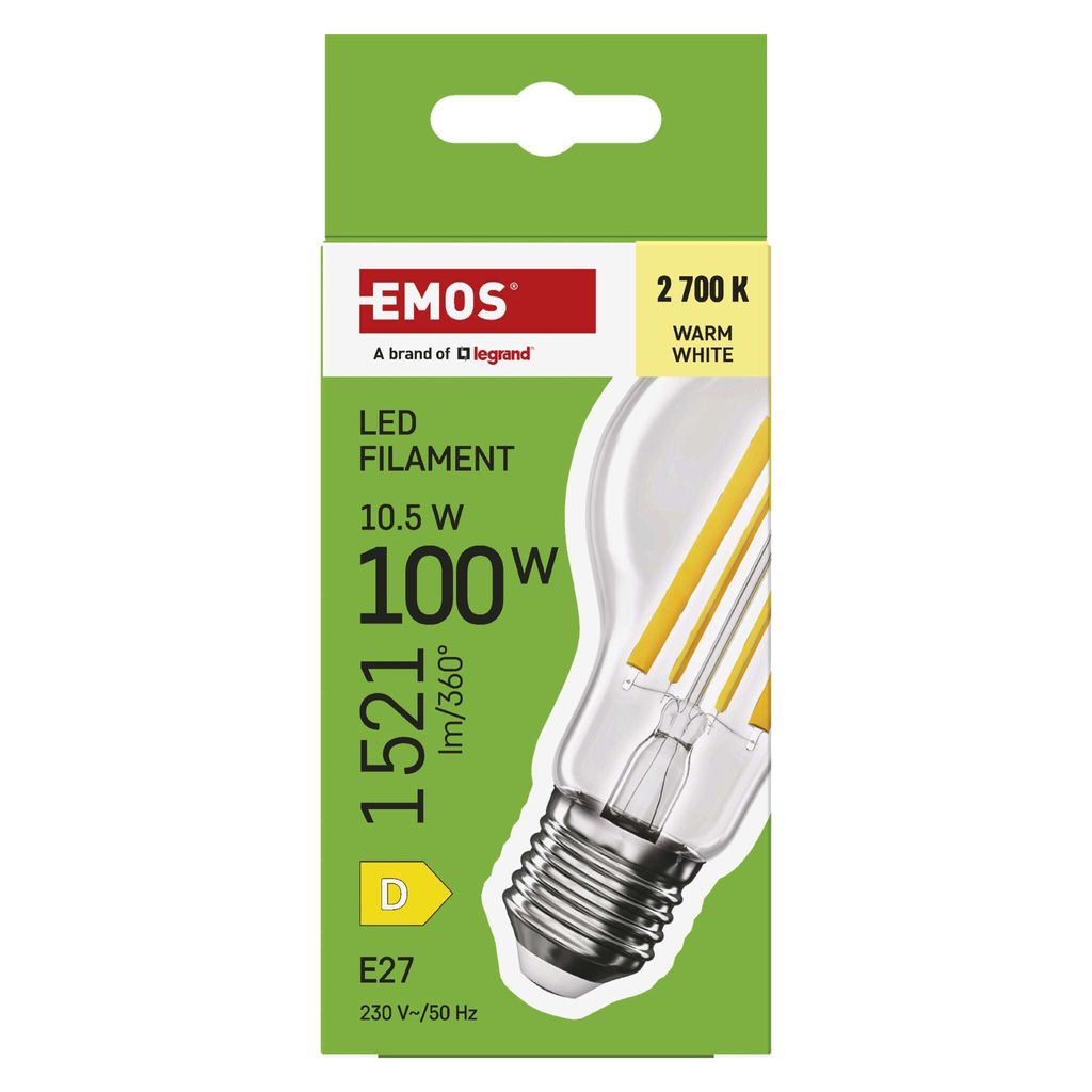 EMOS LED žiarovka Retro 10,5W E27 ZF5D62 Obrázok produktu 6