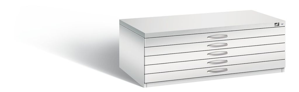 C+P Flachablageschrank 7100000S10097 420x1100x765mm lgr