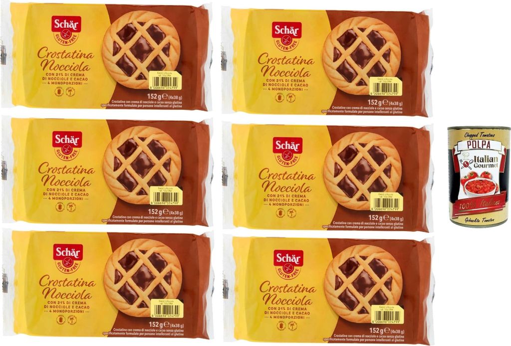 Schär Crostatine alla nocciola senza glutine e senza Produktbild 