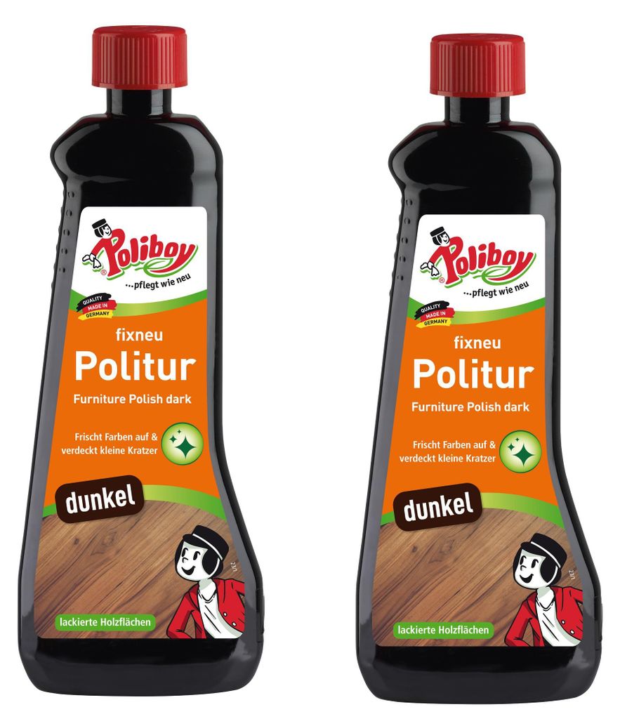 Poliboy Fixneu Möbelpolitur für dunkle Oberflächen 2 x Produktbild 