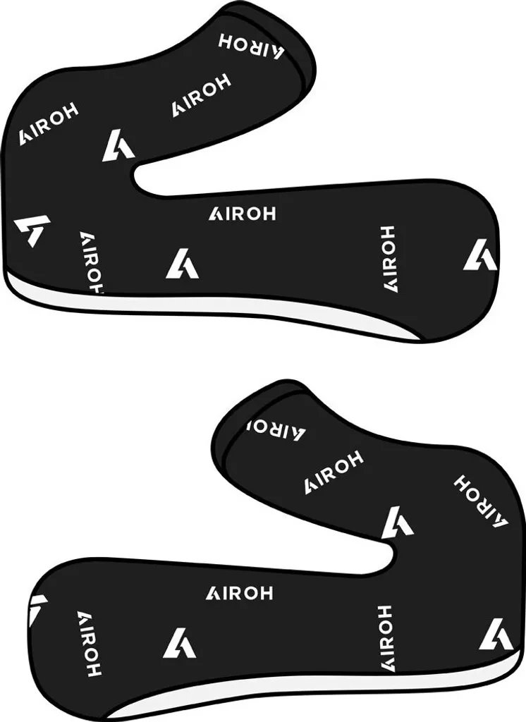 Coussinets de joues Airoh Twist 2.0 Noir et Blanc Taille S d'origine