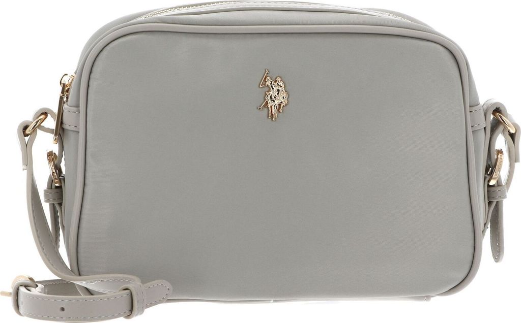 U.S. POLO ASSN. Umhängetasche Houston Crossbody Bag Light Grey hellgrau
