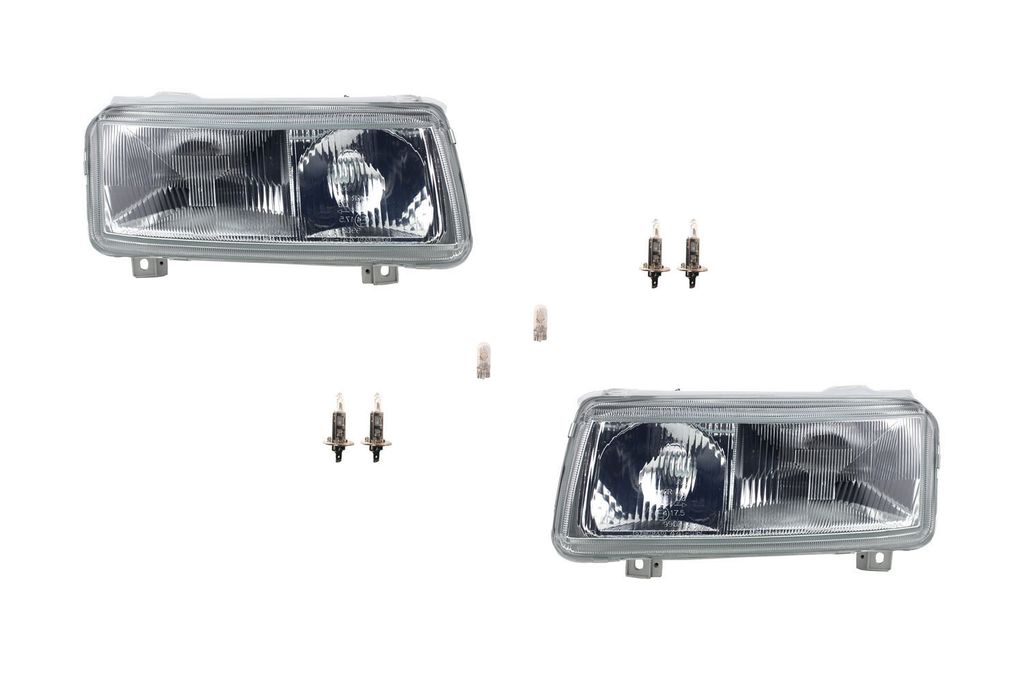 Johns, Scheinwerfer Halogen passend für VW Passat 94 35I 93-96 Leuchtmittel Set Li. Re. 3A0941017 3A0941018