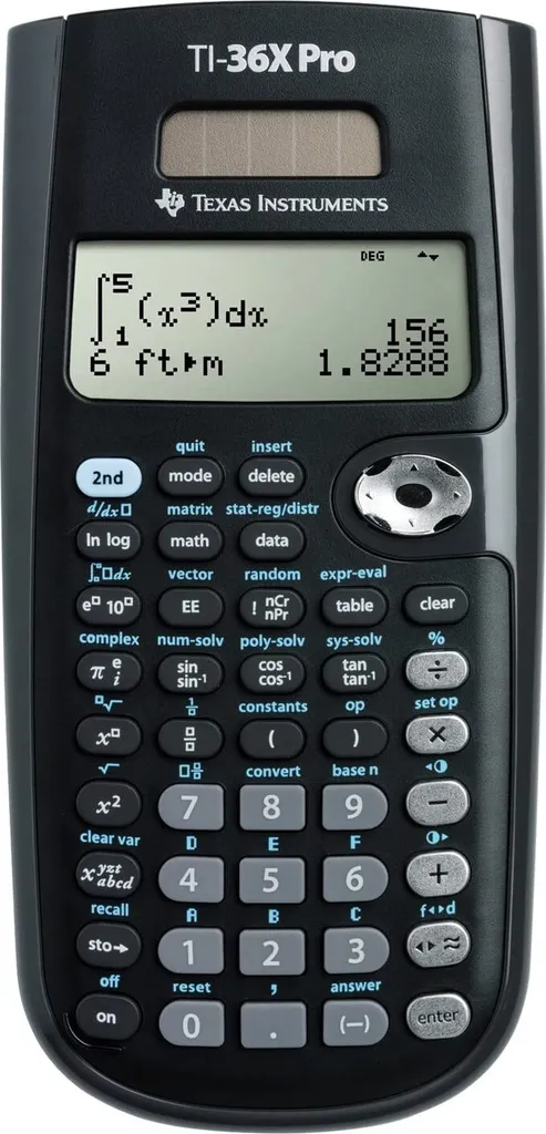 Texas Instruments TI-36X Pro: Calcolatrice Scientifica Avanzata per Ingegneri