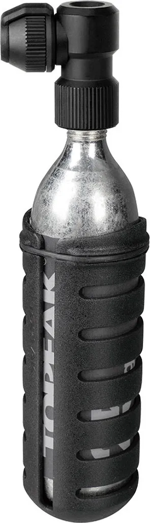 Gonfleur CO2 Vélo Topeak Nano Airbooster L 25g Argent - Tête de Gonflage Pro