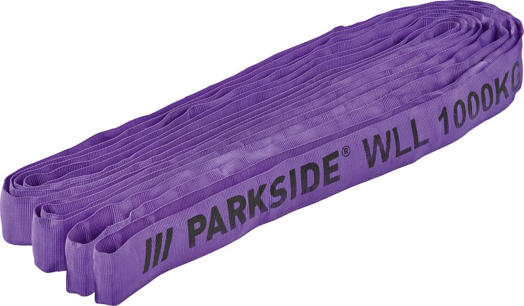 PARKSIDE Rundschlingen-Set –robuste Hebebänder zum Heben Produktbild 