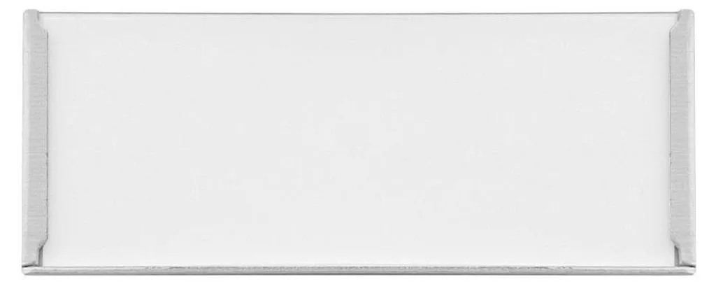 Portaetichette Metallo CombiCraft 75x30 Argento - 5 Pezzi Robusti