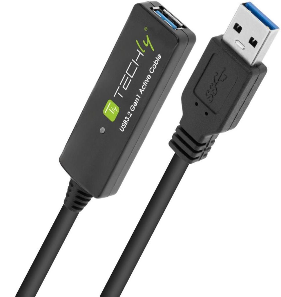 Techly USB 3.0 Repeater Kabel 10m