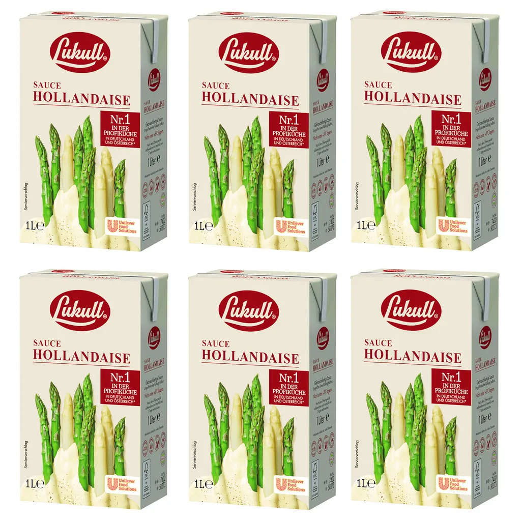 Sauce Hollandaise Lukull 6x1L : finies les sauces ratées ou qui tranchent
