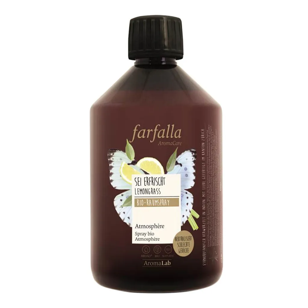 Spray d'ambiance bio Lemongrass Atmosphère Recharge 500ml Agrumes