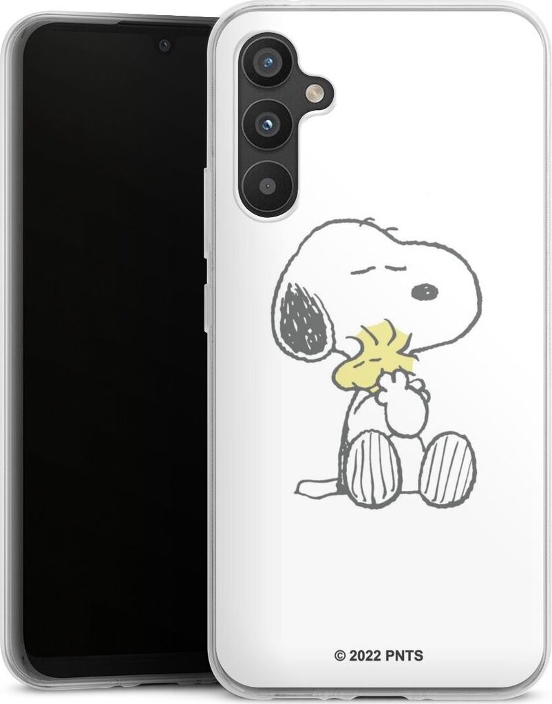 DeinDesign Handyhülle für Samsung Galaxy A34 5G Silikon Hülle Case Smartphone Schutzhülle Liebe Peanuts Snoopy