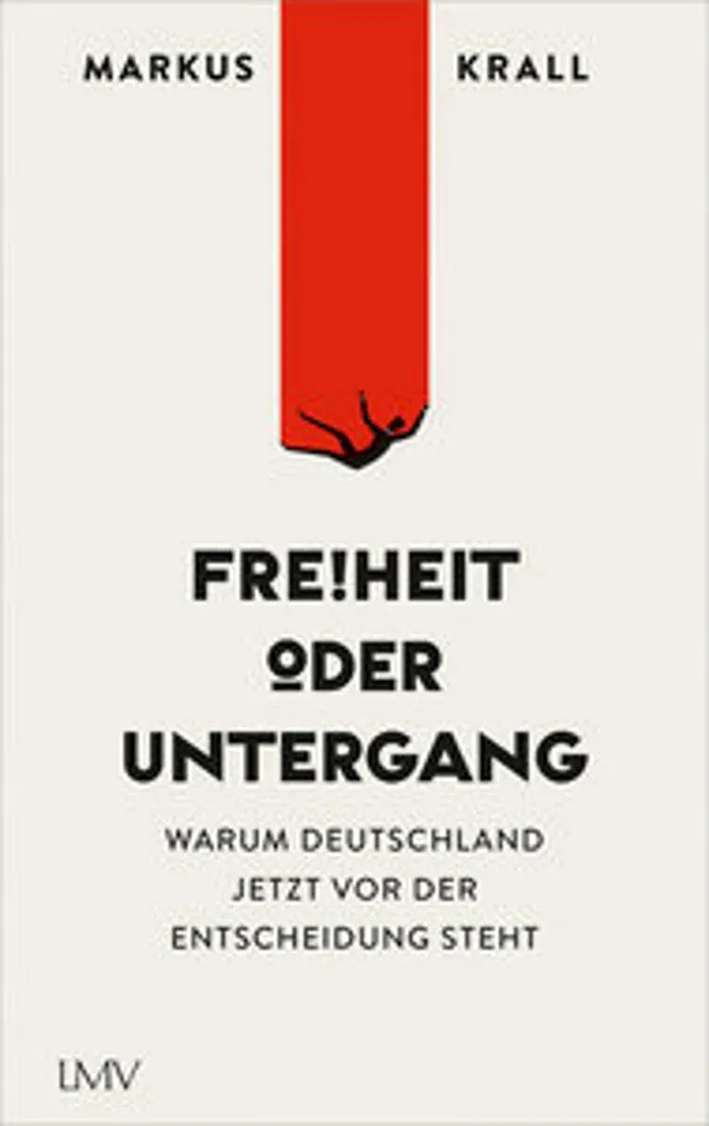 T-shirt Freiheit oder Untergang en coton bio noir avec imprimé vintage