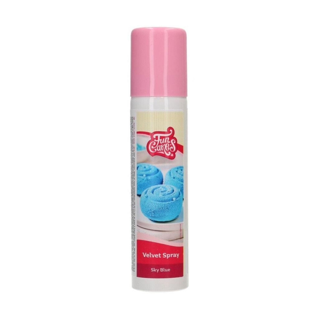 FunCakes Sametový efekt sprej  - modrý 100ml  Funcakes Obrázek produktu 