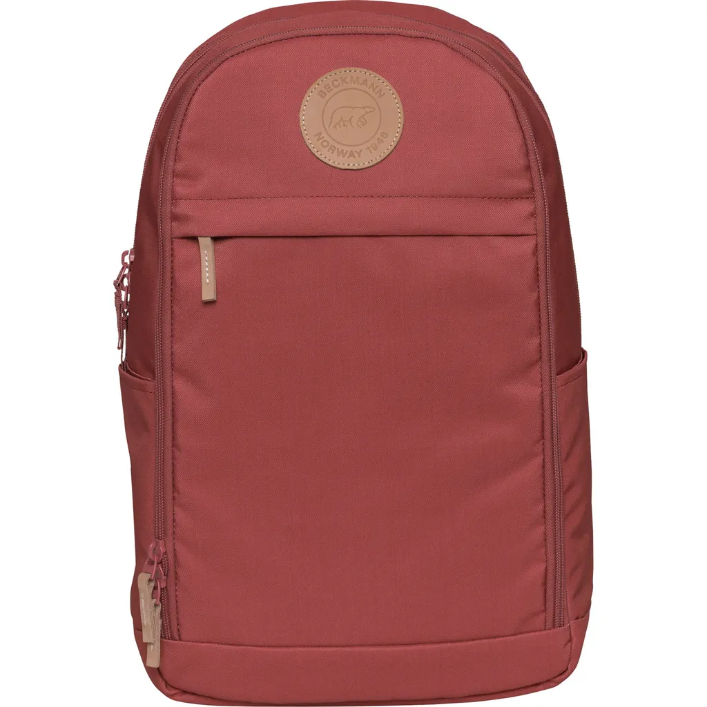 Zaino Beckmann Urban Rosso Autunnale 30L: Ergonomia e Stile Retro