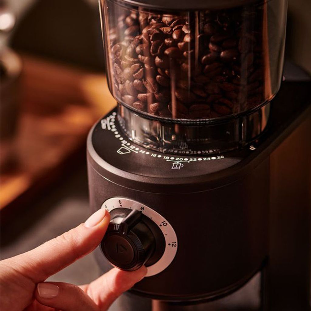 Tchibo elektrische Kaffeemühle, Edelstahlmahlwerk, 26 Produktbild 7