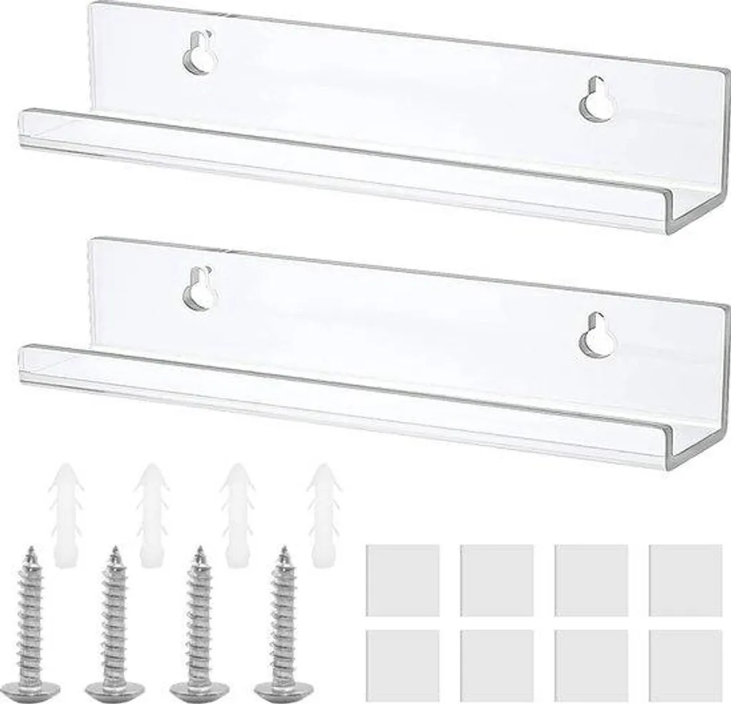 Rangement Bureau Mural en Acrylique pour Fournitures et Petits Objets