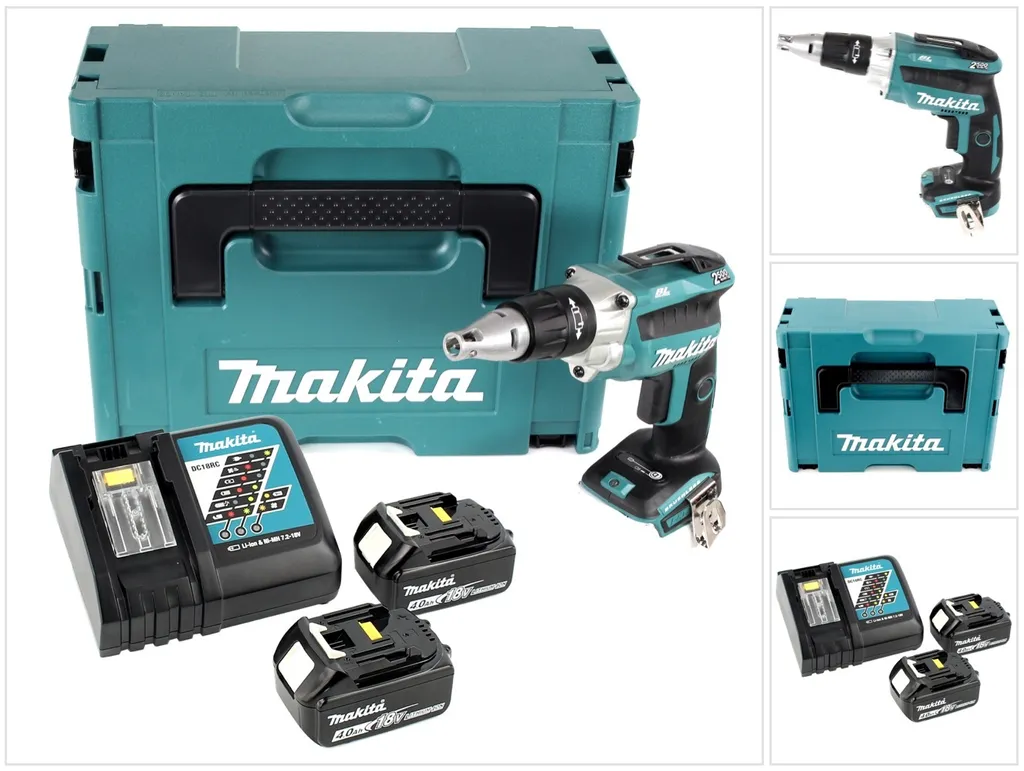 Fini les vis mal posées avec la Visseuse Makita DFS 250 RMJ 18V sans fil