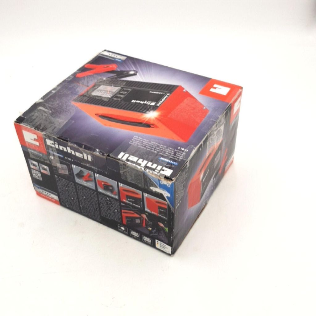 Einhell CC-BC 10 E Chargeur De Batterie Automatique 12V - Pour Batteries 5 à 200 Ah, Voiture Et Moto Avec Ampèremètre