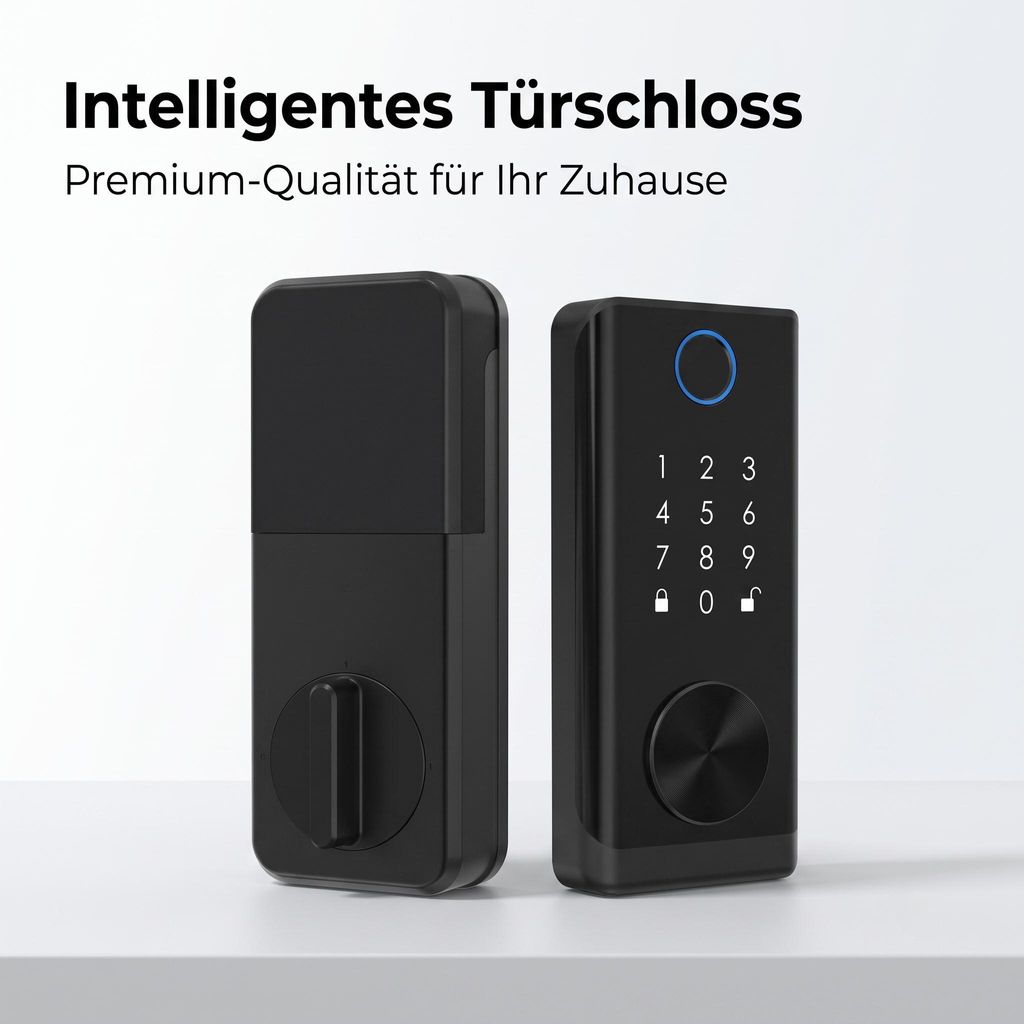Serrure de porte intelligente, 5 en 1 : serrure Image du produit 