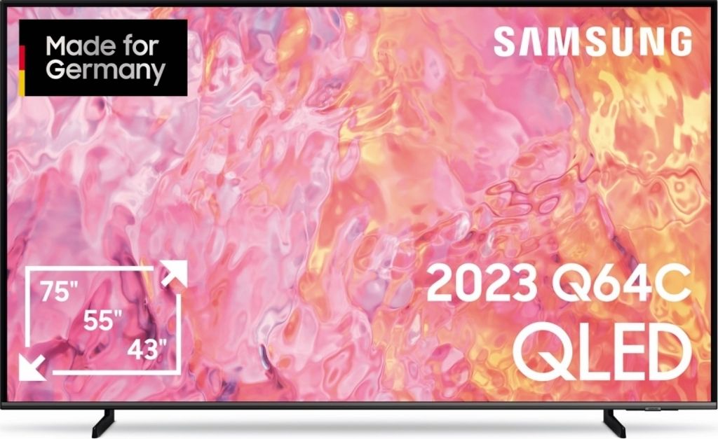 Samsung GQ55Q64C, 139,7 cm (55"), 3840 x 2160 Pixel, QLED, Produktbild 