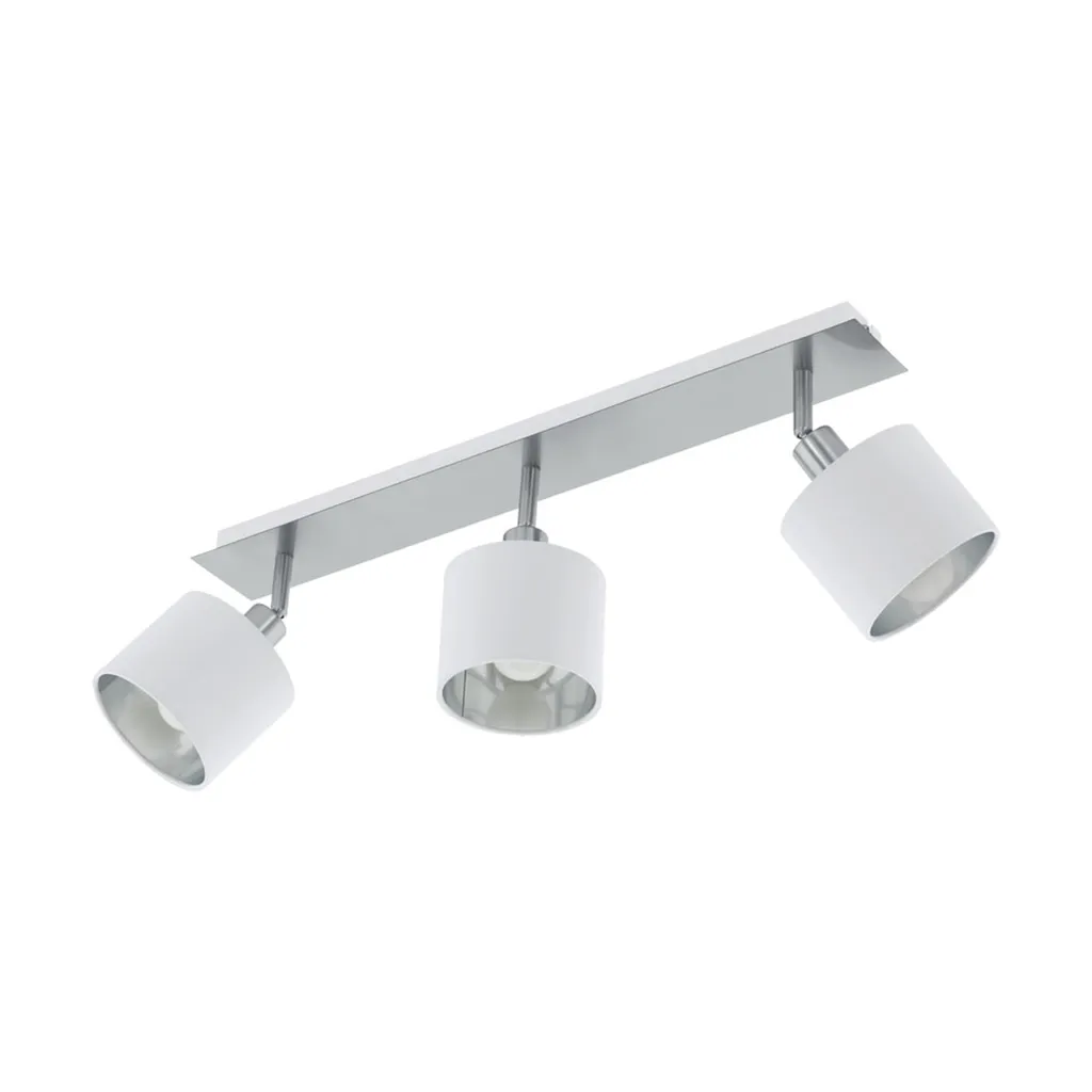 Eglo Valbiano 97534 Spot Soffitto 3 Luci Design Tessile Moderno